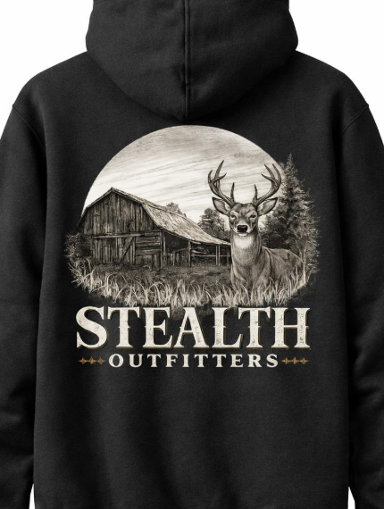 S.O Buck and Barn logo Hoodie
